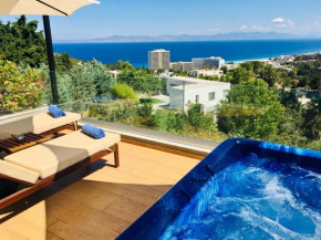 FlyViewFlatsBLUE PrivateHotTub with SeaView - Dodekanes Rhodos